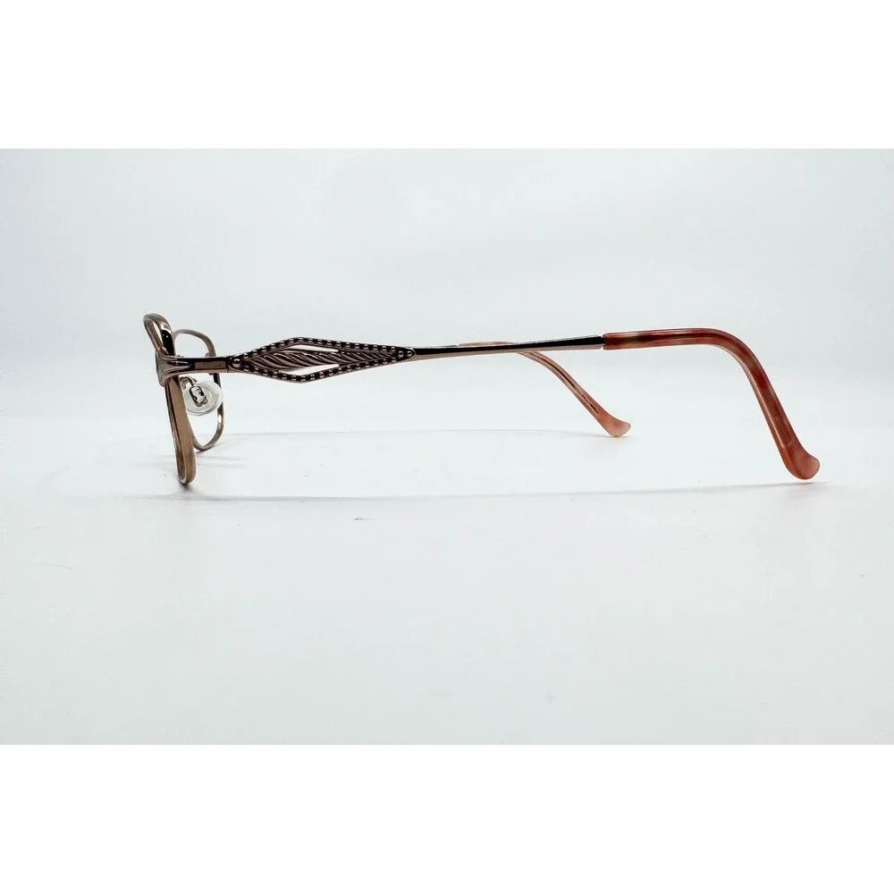 Tura Eyeglass Frames Womens Rose Gold R918 Filigree Temple 52-16-140